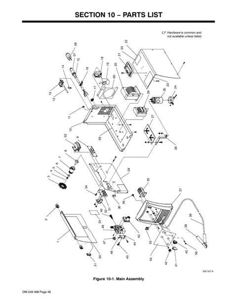 hobart welders parts diagram